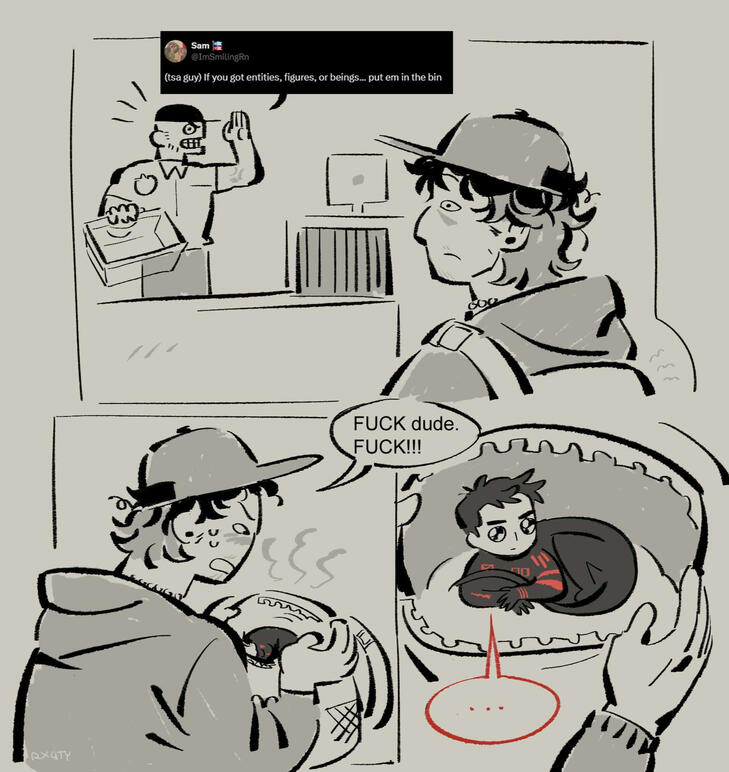 I love drawing comics from tweets and text posts