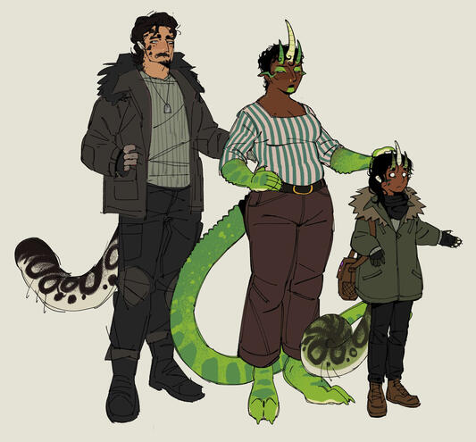 for RAINCØAT, the Eli-Jacira family